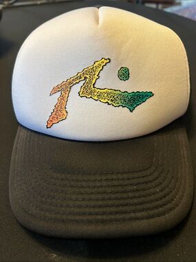 Rusty ripple trucker hat